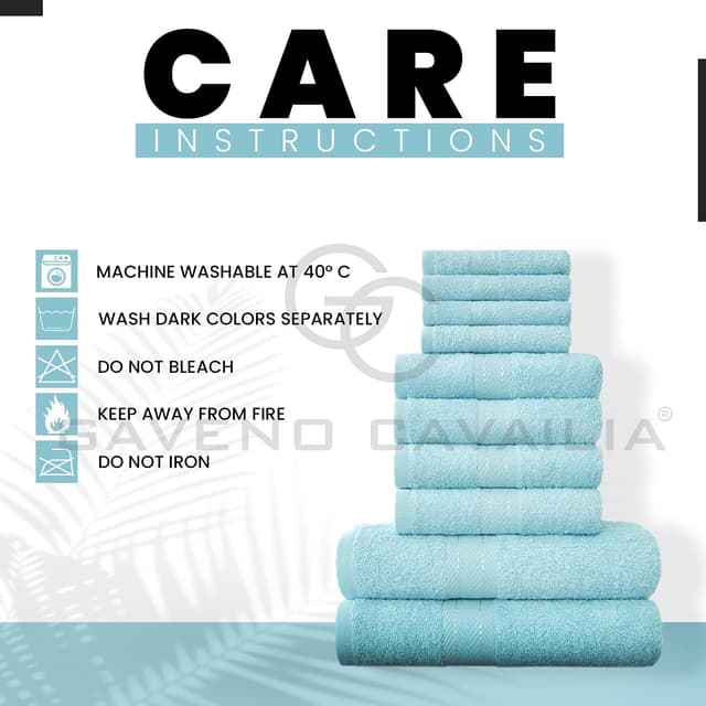 Thumbnail 4 de GC GAVENO CAVAILIA 10‑piece towel set 100% Egyptian cotton