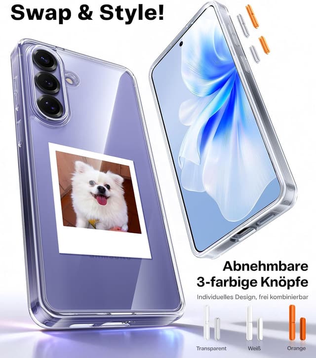 Thumbnail 6 de TORRAS Guardian Hülle für Samsung Galaxy S26 – 360° Airbags, stoßfest & transparent