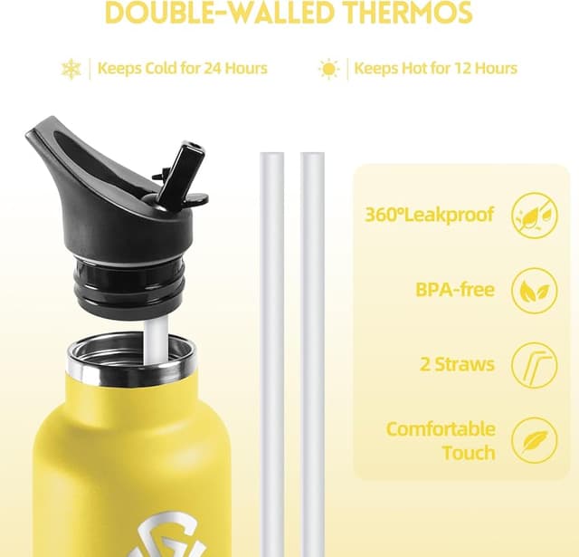 Detalle de HoneyHolly Botella Térmica 750 ML de Acero Inoxidable 🥤