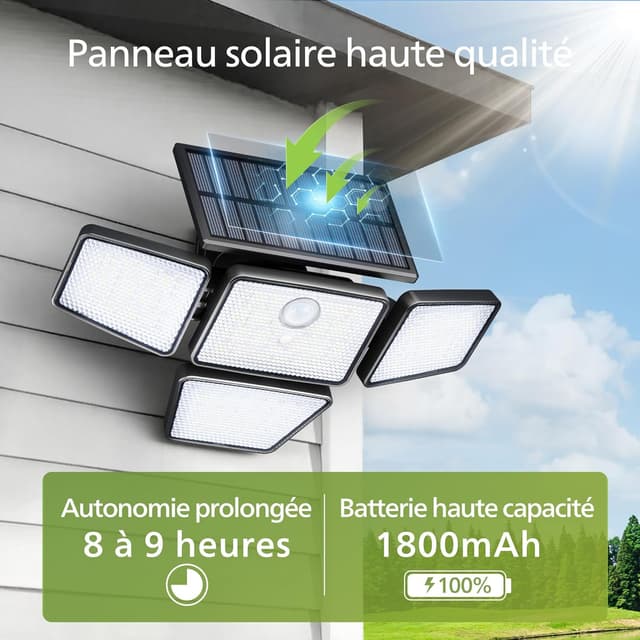 Detalle 2 de Philips lampe solaire 196 LED