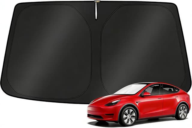 Imagen de KUST Windshield Sun Shade for Tesla Model Y 2025 en OfertitasTOP