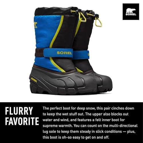 Detalle 2 de Sorel Flurry Boot ❄️ Botas de Nieve Unisex Niños 38 EU