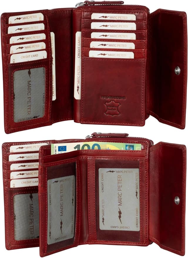 Detalle 2 de Marc Peter Rosie Geldbörse RFID Leder