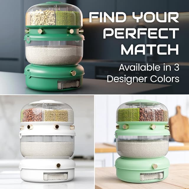 Thumbnail 6 de Rice & Multi-Grain Dispenser 22 lb food dispenser 🍚