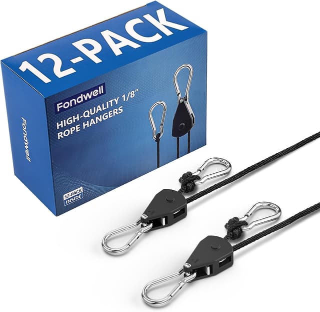 Imagen de Fondwell 1/8 Adjustable Grow Light Hangers 12 Pack en OfertitasTOP