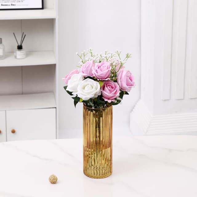 Thumbnail 2 de KAYLETIN Vase en verre ambré 30 cm