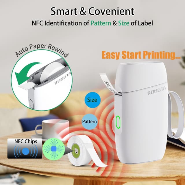 Thumbnail 6 de Rongta Mini Label Maker: Compact Bluetooth Printer