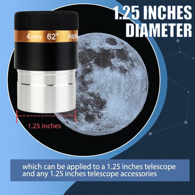 Thumbnail 4 de Svbony 4mm Okular für Teleskop