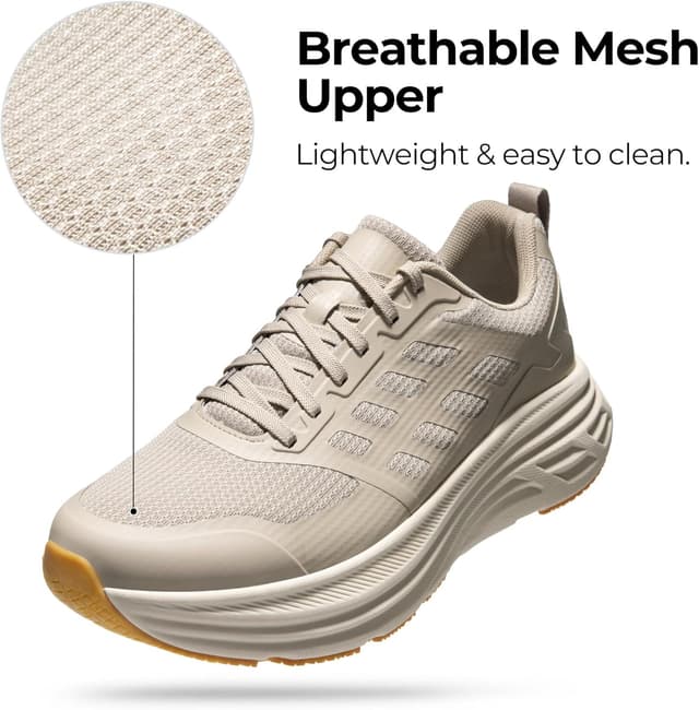 Thumbnail 4 de NORTIV 8 Men’s Walking/Running Athletic Sneakers with Cushioning & Non-Slip Traction