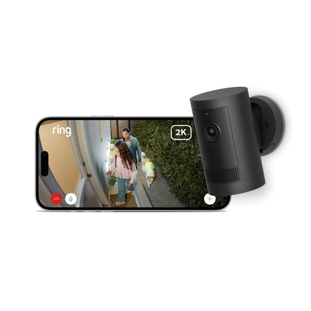 Detalle 2 de Ring Exterior Camera Plus 🛡️ Cámara inalámbrica 2K con batería