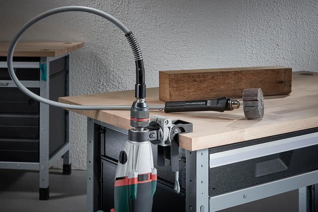 Detalle de wolfcraft 2034000 Roue abrasive à lamelles T 6 mm (grain 80) diamètre 80 x 40 mm