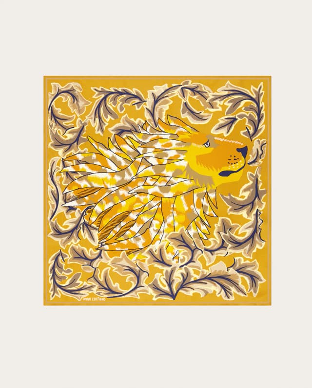 Imagen de Inoui Editions Pañuelo de seda estampado en OfertitasTOP