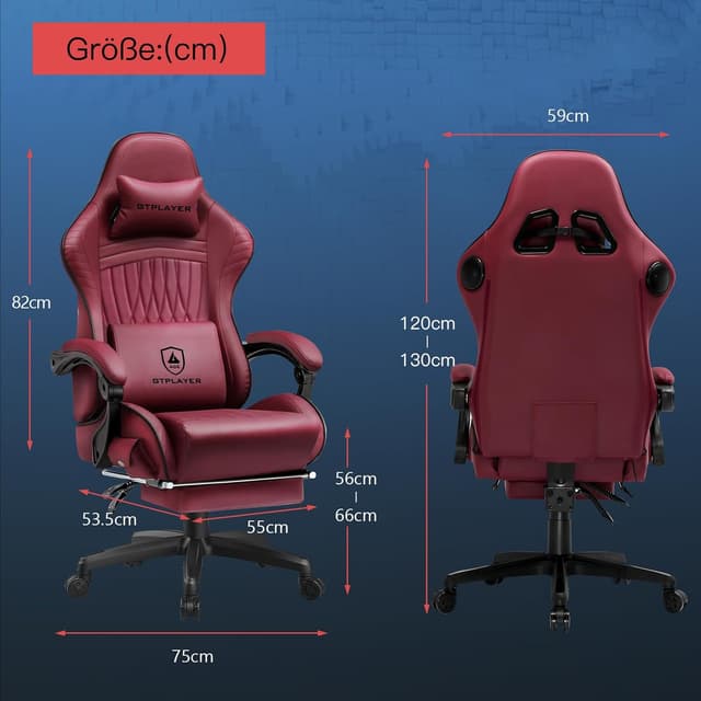 Detalle 2 de GTPLAYER sedia gaming ergonomica