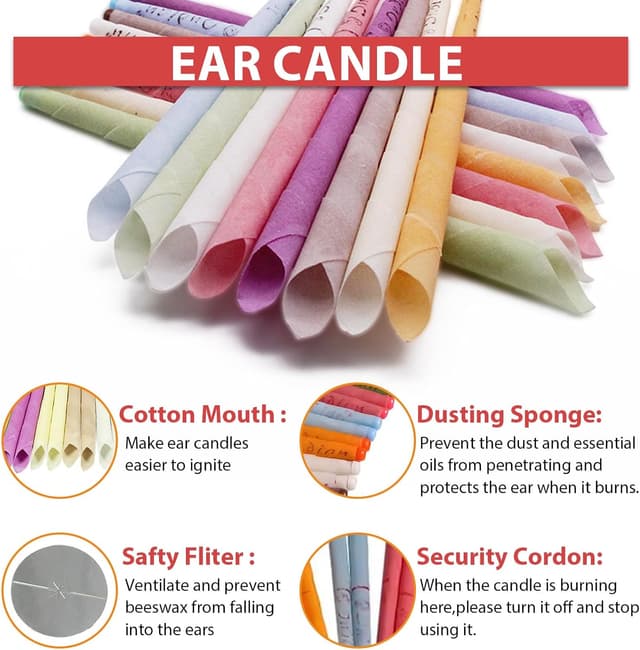 Thumbnail 4 de Bougies d’Oreilles 16 Pièces Relax