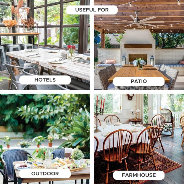 Thumbnail 6 de Fitable Faux Linen Tablecloths for Rectangle Tables (2-Pack, 60x102 Inch) – Water & Stain Resistant Farmhouse Table Covers