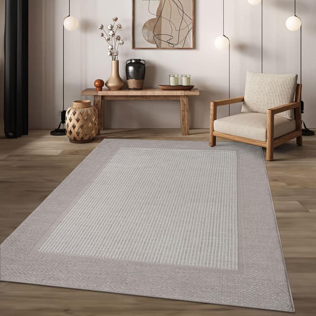 Thumbnail 1 de TT Home Teppich 300x400 cm Beige Creme wetterfest