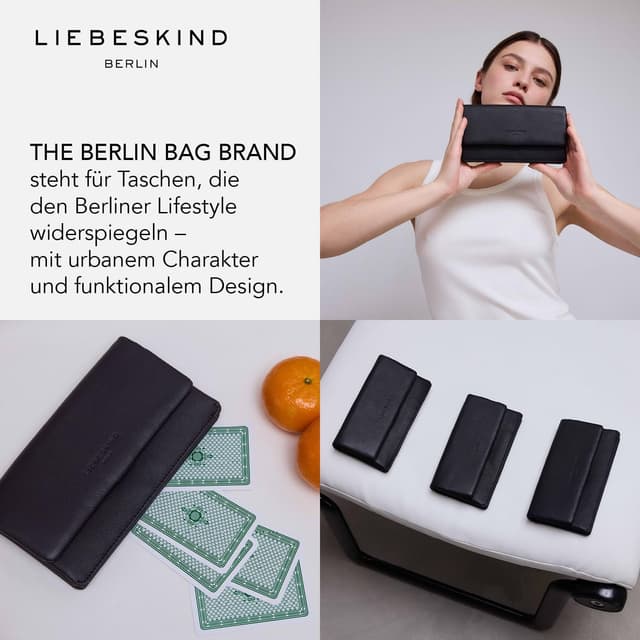 Thumbnail 5 de Liebeskind Slam L Portefeuille femme en cuir coconut grillé