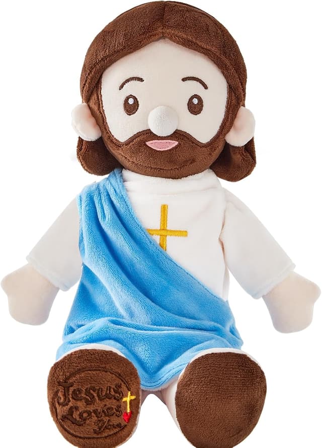 Detalle de Jesus Plush Doll 14.2 in Blue
