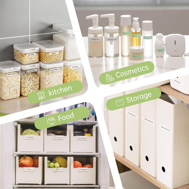 Detalle de PRT Portable Bluetooth Label Maker (Green) with Tape and Hereprint App