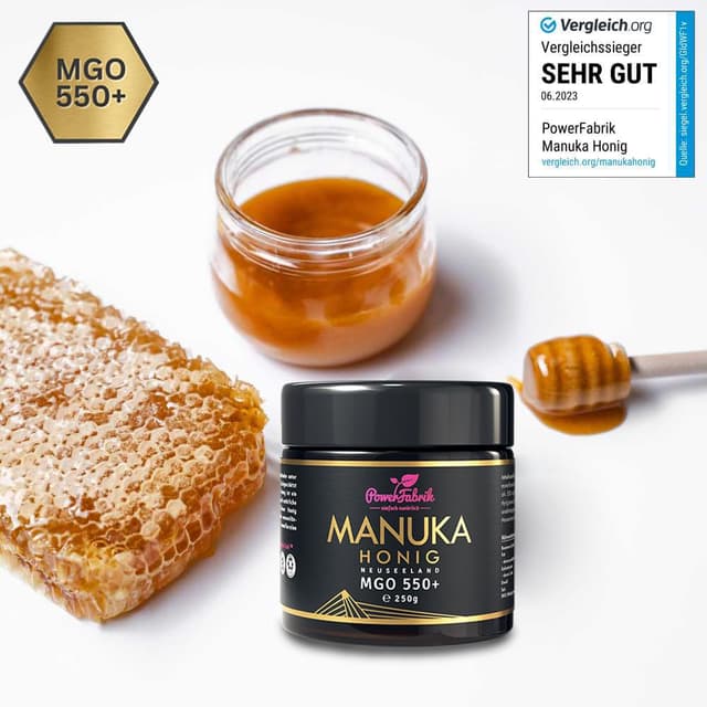Thumbnail 1 de PowerFabrik Manuka Honig 250 g 🍯