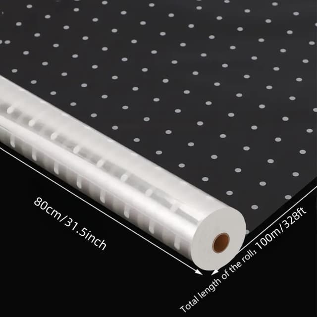 Detalle 2 de 80CM x 100M Klare Mit Punkt Cellophan Rolle