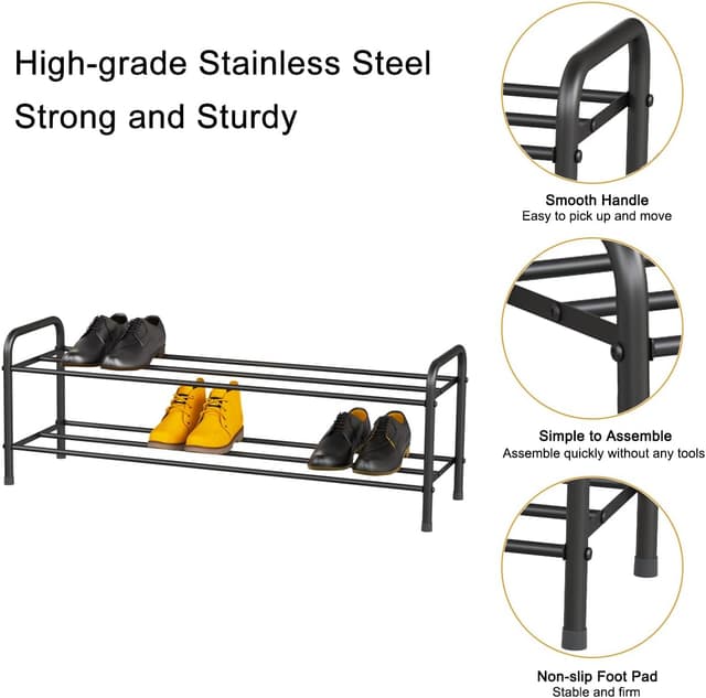 Thumbnail 5 de FANHAO Scarpiera 2 livelli 80 x 26 x 33,5 cm