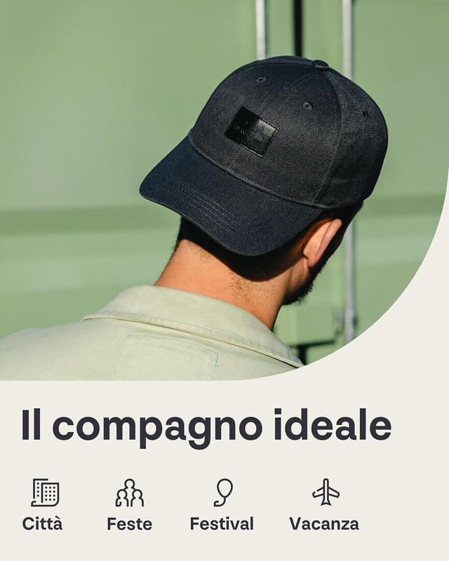 Detalle de Johnny Urban Dean snapback regolabile da baseball con visiera pieghevole