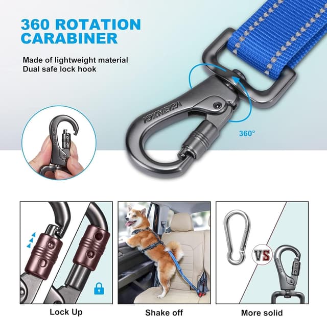 Thumbnail 2 de IOKHEIRA Hunde Sicherheitsgurt für Auto 50–80 cm