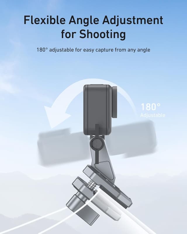 Detalle 2 de TELESIN Soporte aluminio para parabrisas 360°