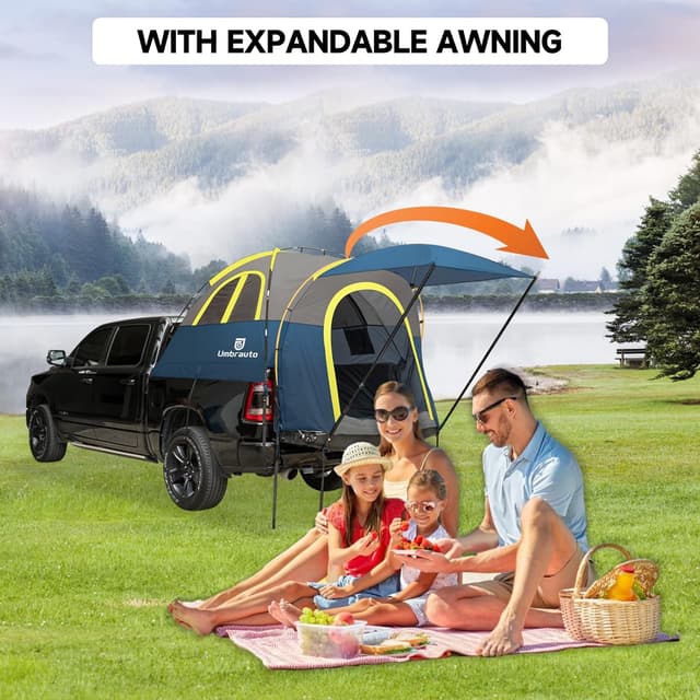 Detalle de Pickup truck bed tent 6.4-6.7ft waterproof