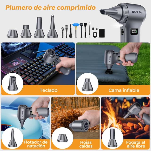 Thumbnail 5 de NACKEO K100 Soplador de aire eléctrico 📢