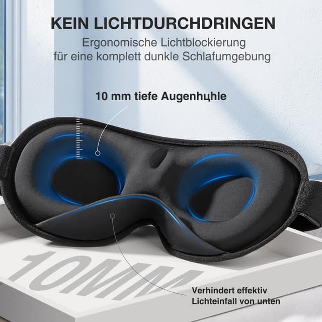 Detalle 2 de Umisleep 2026 Gewichtet Schlafmaske 120 g 😴