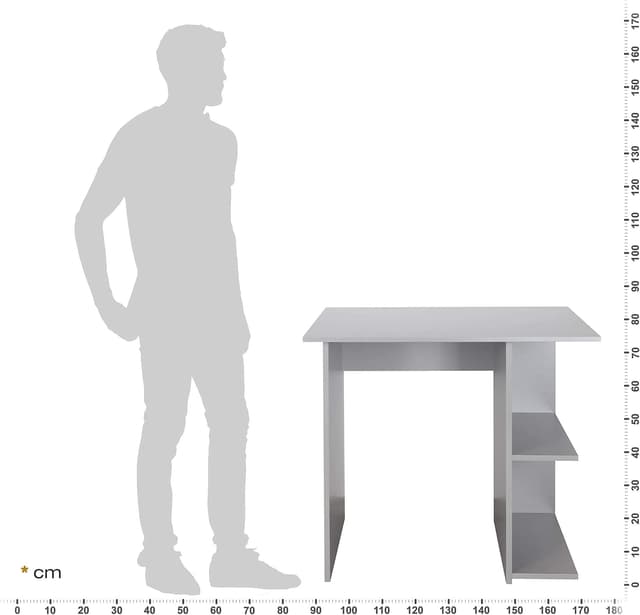 Thumbnail 6 de RICOO Escritorio Madera Gris 82x76x60cm Para Oficina y Gaming 🖥