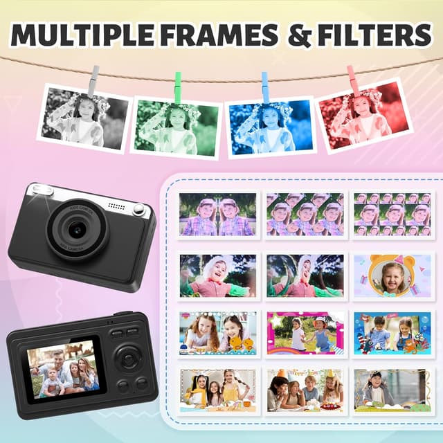 Thumbnail 4 de Kids Instant Print Camera 1080P 32GB