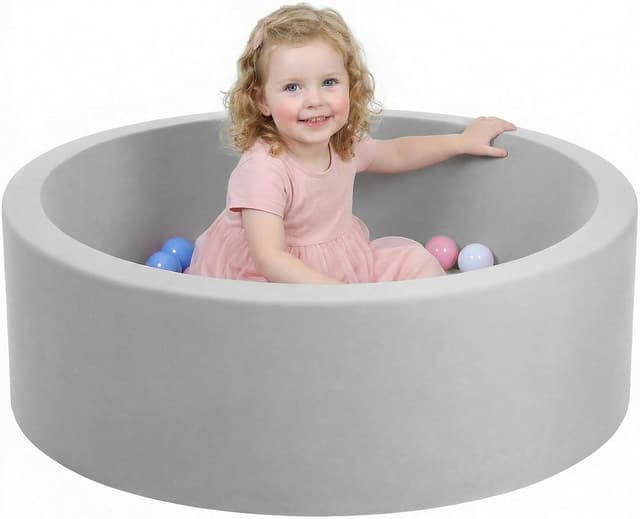 Detalle 2 de Wilwolfer Foam Ball Pit 33.5 in for Toddlers