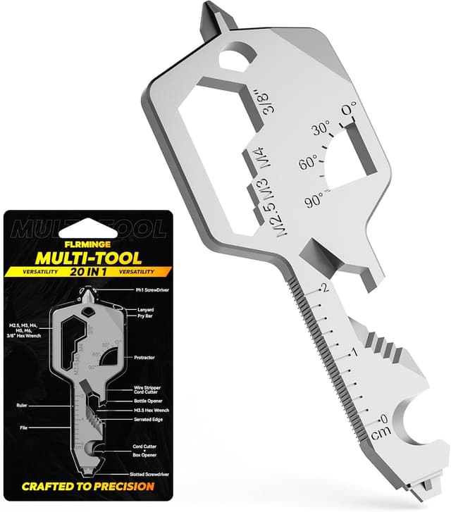 Imagen de Key Shaped Pocket Multitool 20-in-1 keychain en OfertitasTOP