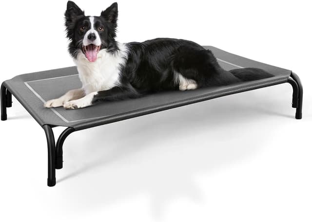 Detalle de DOPEDIO Raised Dog Bed L 20cm cooling