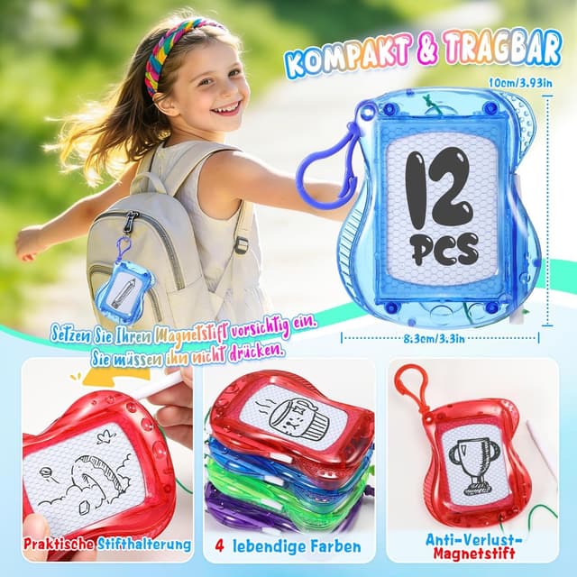 Detalle 1 de EUCOCO Zaubertafel Kinder Geburtstags 12er-Set