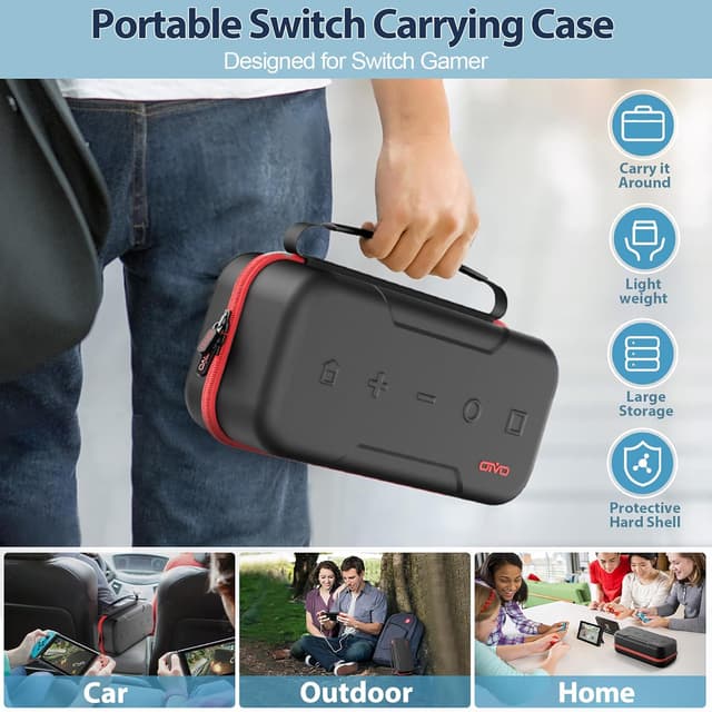 Thumbnail 6 de Nintendo Switch Carrying Case with 20-Game Slots