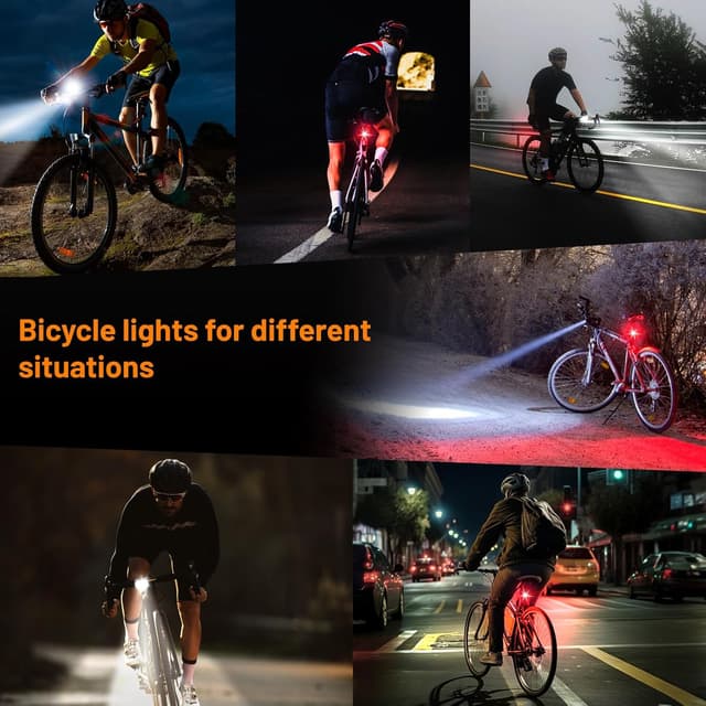 Thumbnail 6 de Vinabo Kit Luci Bicicletta 450mAh