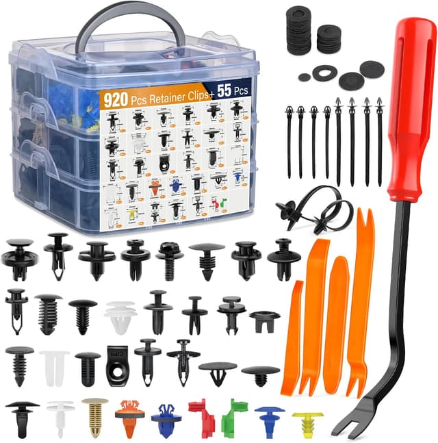 Detalle de GOOACC 975-Piece Car Push Retainer Clips & Auto Fasteners Assortment