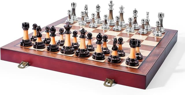 Thumbnail 6 de VAMSLOVE Chess Set 16" Folding Board with 3.5" King ♟