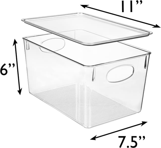 Thumbnail 5 de ClearSpace Plastic Storage Bins, 4-Pack ⚙