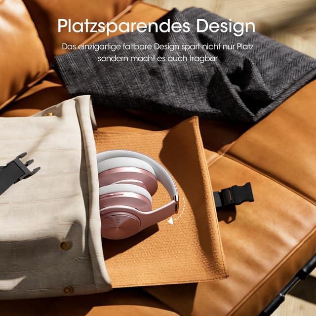 Detalle 1 de DOQAUS Bluetooth Over-Ear Kopfhörer bis 90 Std