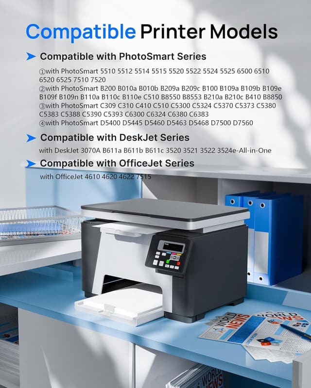 Detalle 2 de GPC Image 364XL Schwarz Multipack (4er) kompatibel für HP 364 Patronen