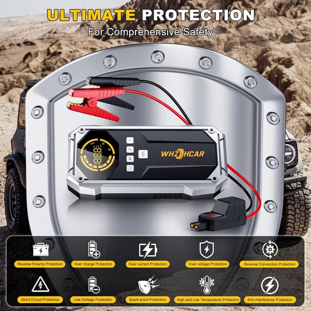 Thumbnail 4 de Booster Batterie 8000A Démarreur 12V