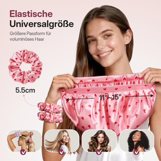 Thumbnail 4 de LitBear Satin Schlafmütze Bonnet