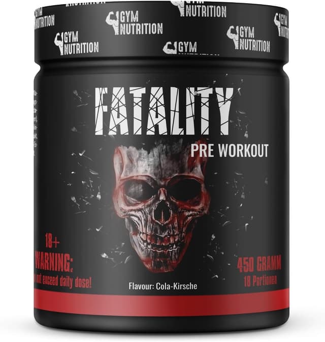 Detalle de FATALITY Pre Workout Booster 450 g Cola Kirsch
