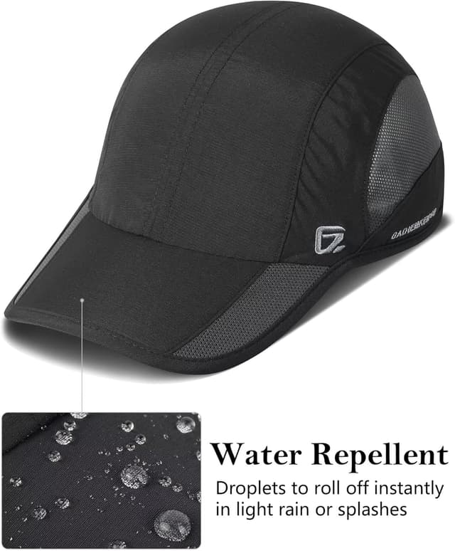 Detalle de GADIEMKENSD Unstructured Quick-Dry Sports Cap mit UPF 50+ Schutz für Outdoor & Sport