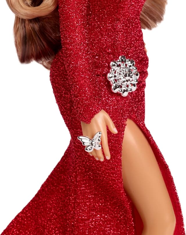 Detalle 2 de Barbie Mariah Carey Navidad 🎤 Colección Signature HJX17